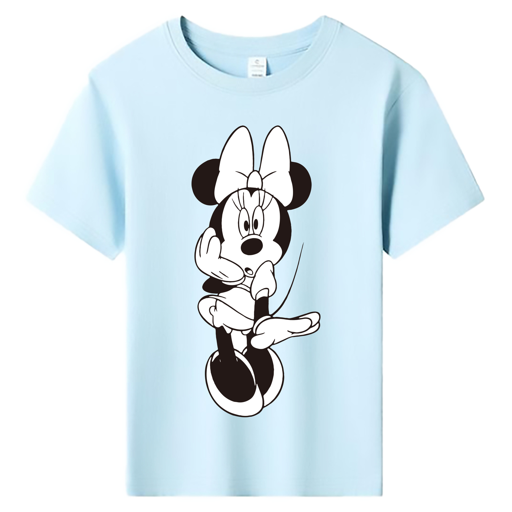 ミッキーマウス Mickey Mouse 綿100％キッズTシャツ（フロントプリント）